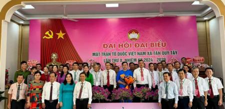 Đại hội điểm MTTQ Việt Nam cấp xã nhiệm kỳ 2024 - 2029 tại xã tại xã Tân Quy Tây, thành phố Sa Đéc.